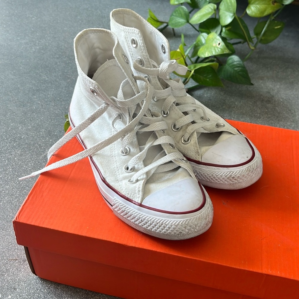 White high top Converse